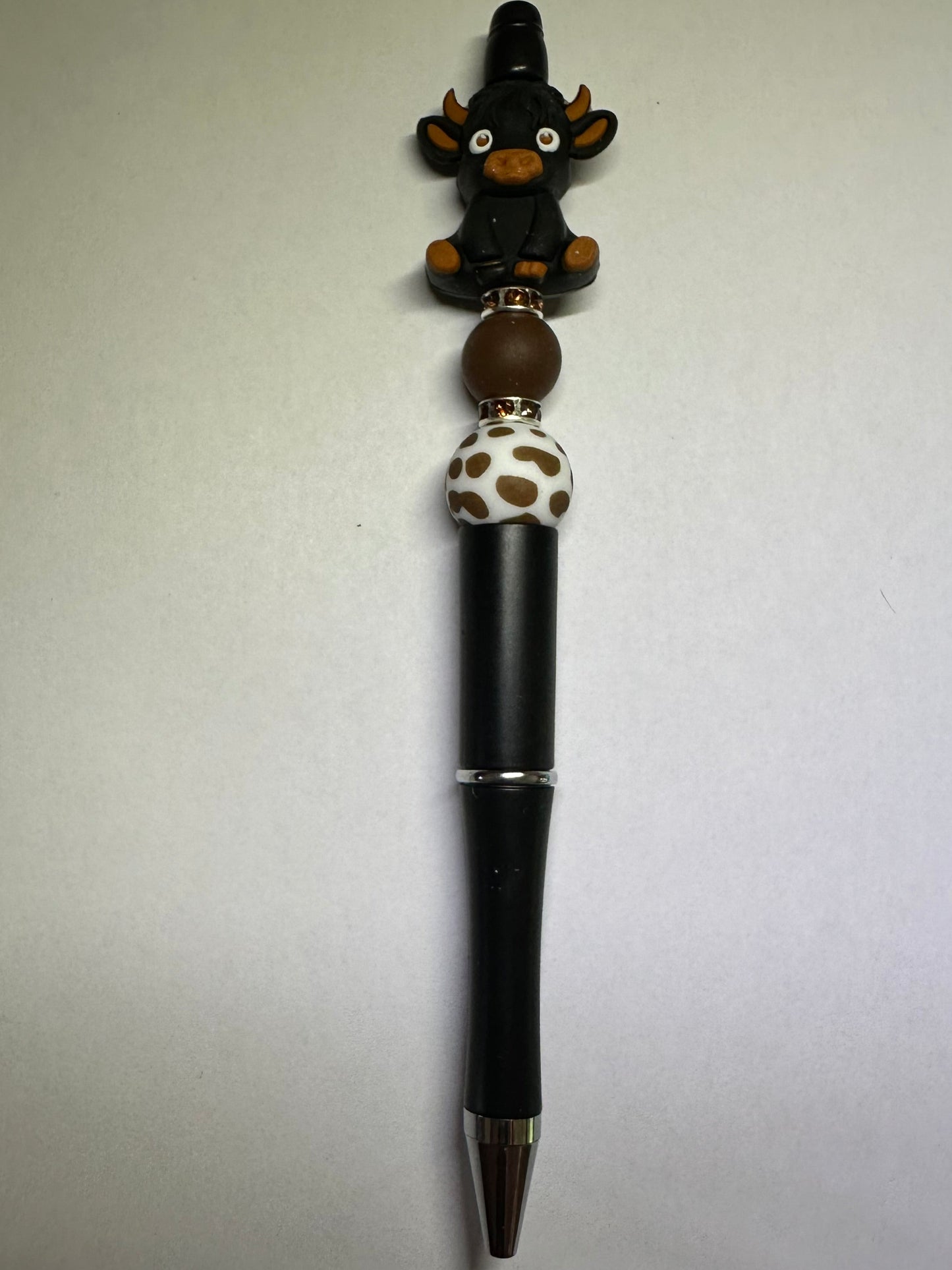Black cow pen