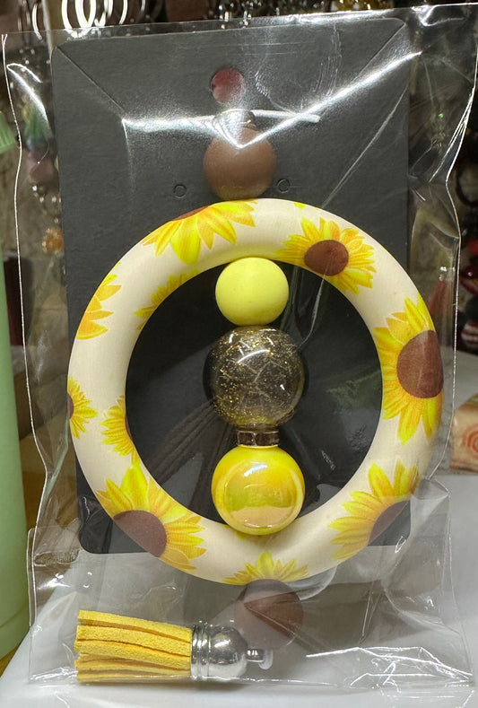 Car charm - Sunflower sparkle