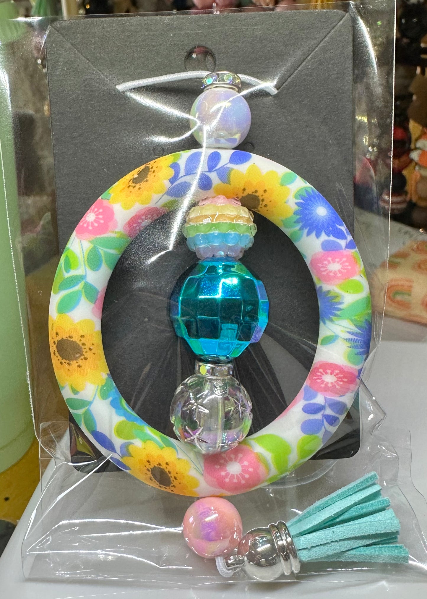 Car charm - Disco flower