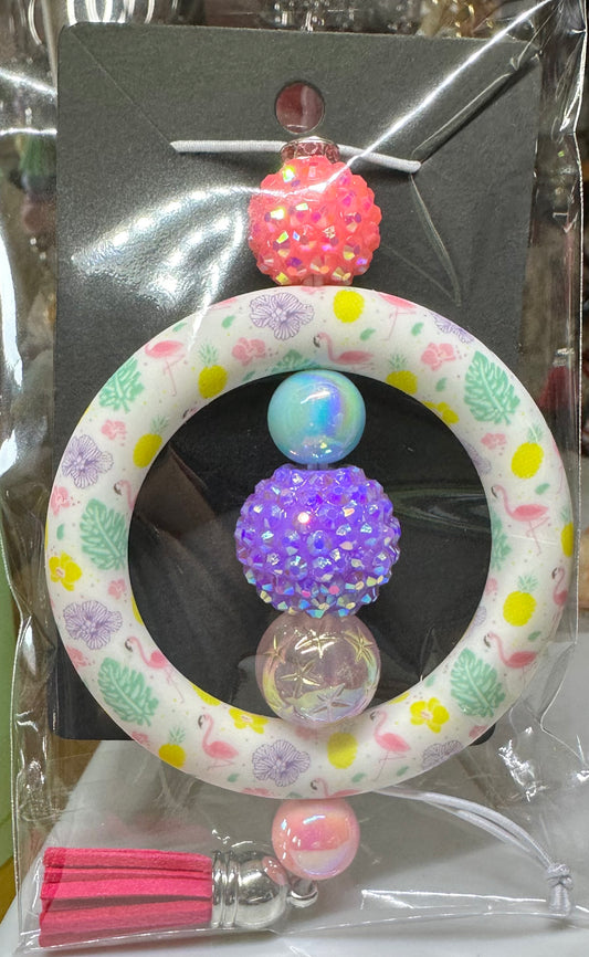 Car charm - Flamingo