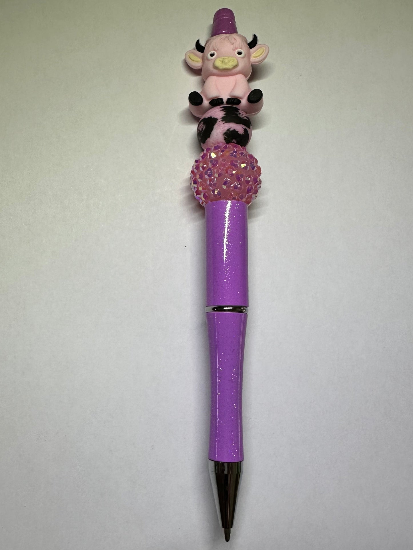 Purple Highland cow pen