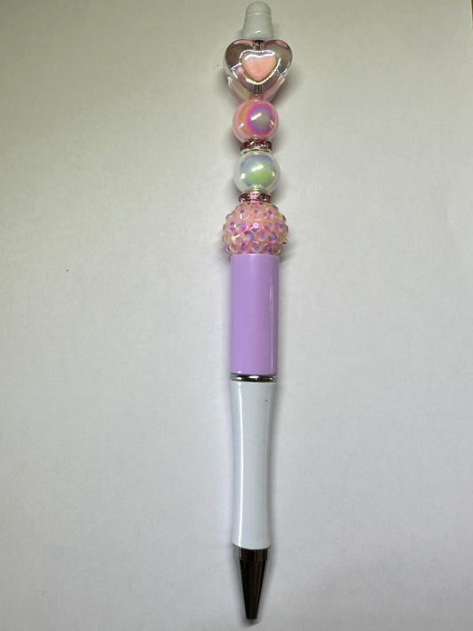 Ombre pink and white pen