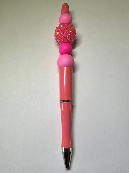 Pink sparkle pen