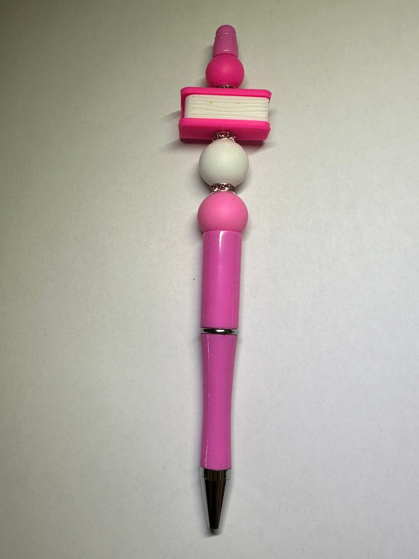 Hot pink "book lover" pen