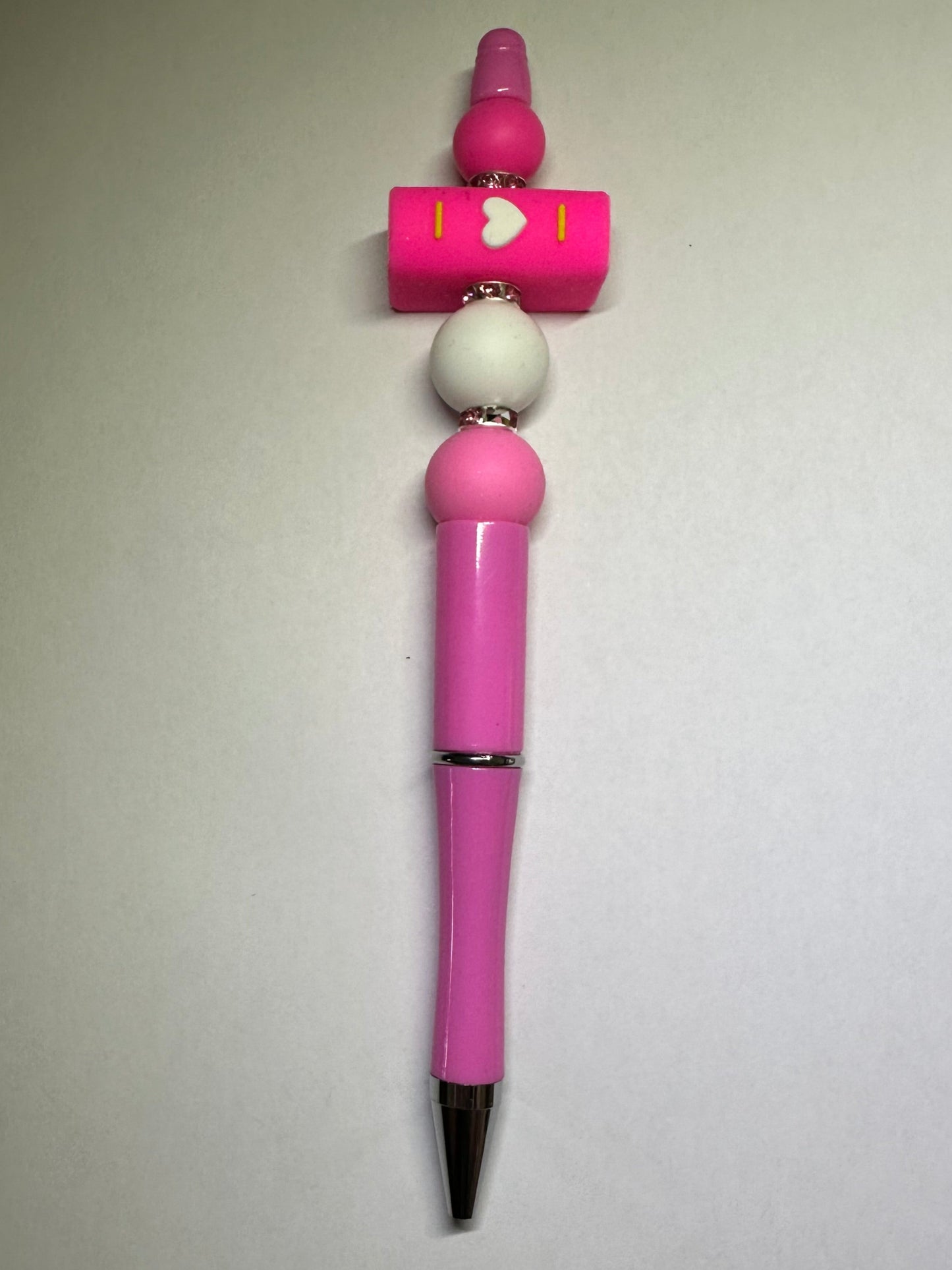 Hot pink "book lover" pen