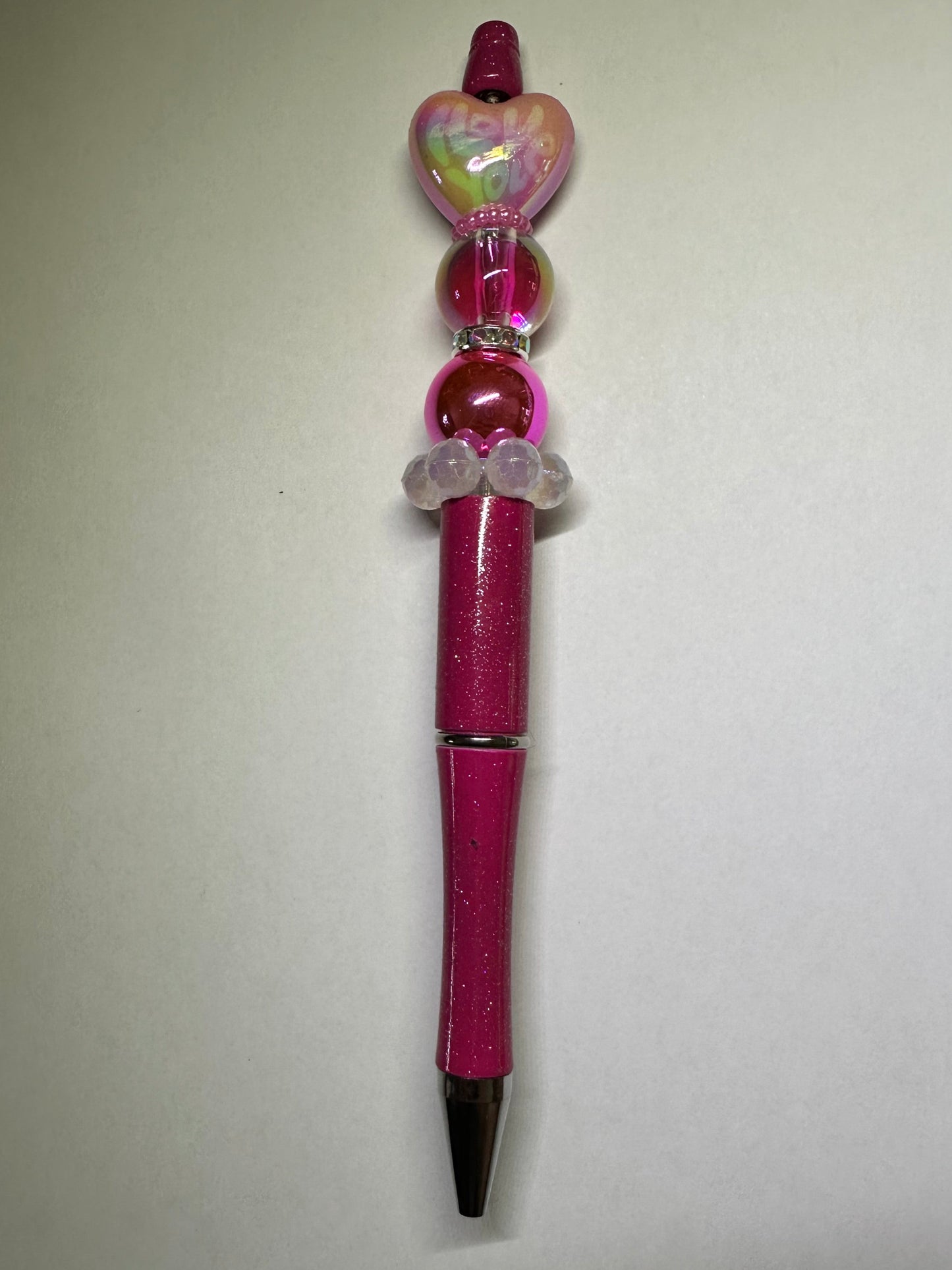 Hot pink "I love you" pen