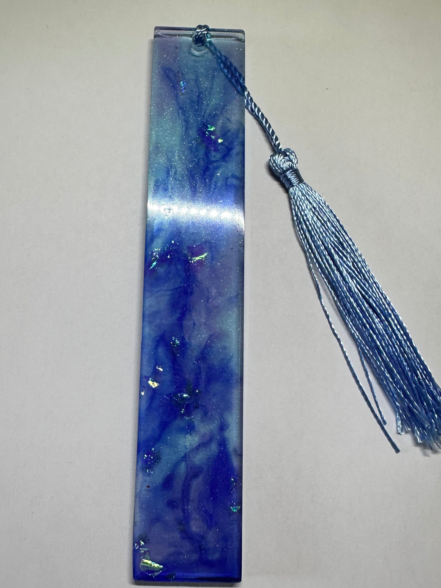 Blue smoke bookmark