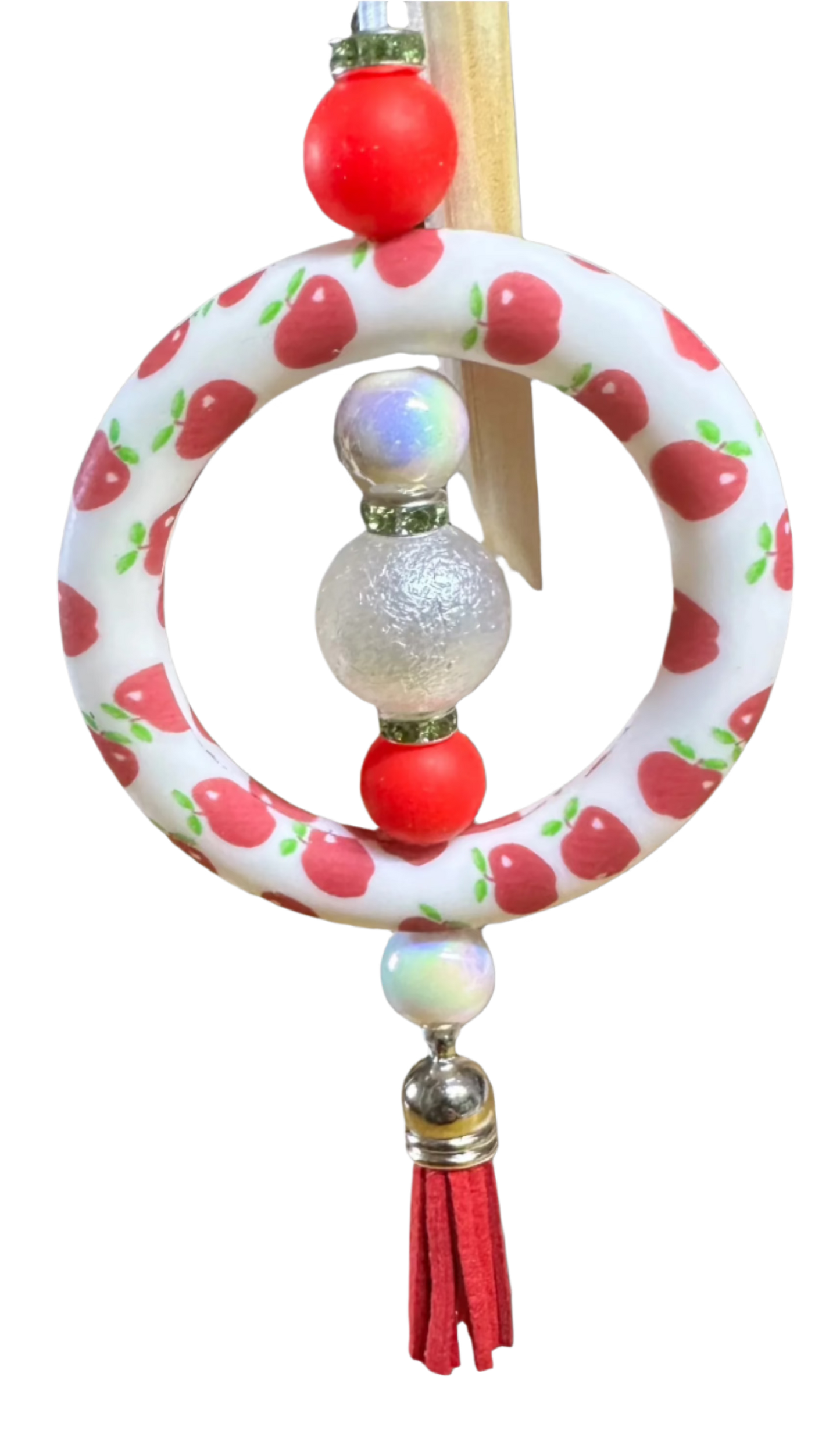 Car charm - Red apple