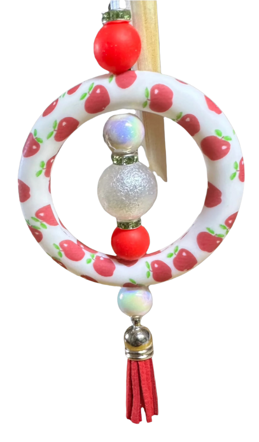 Car charm - Red apple