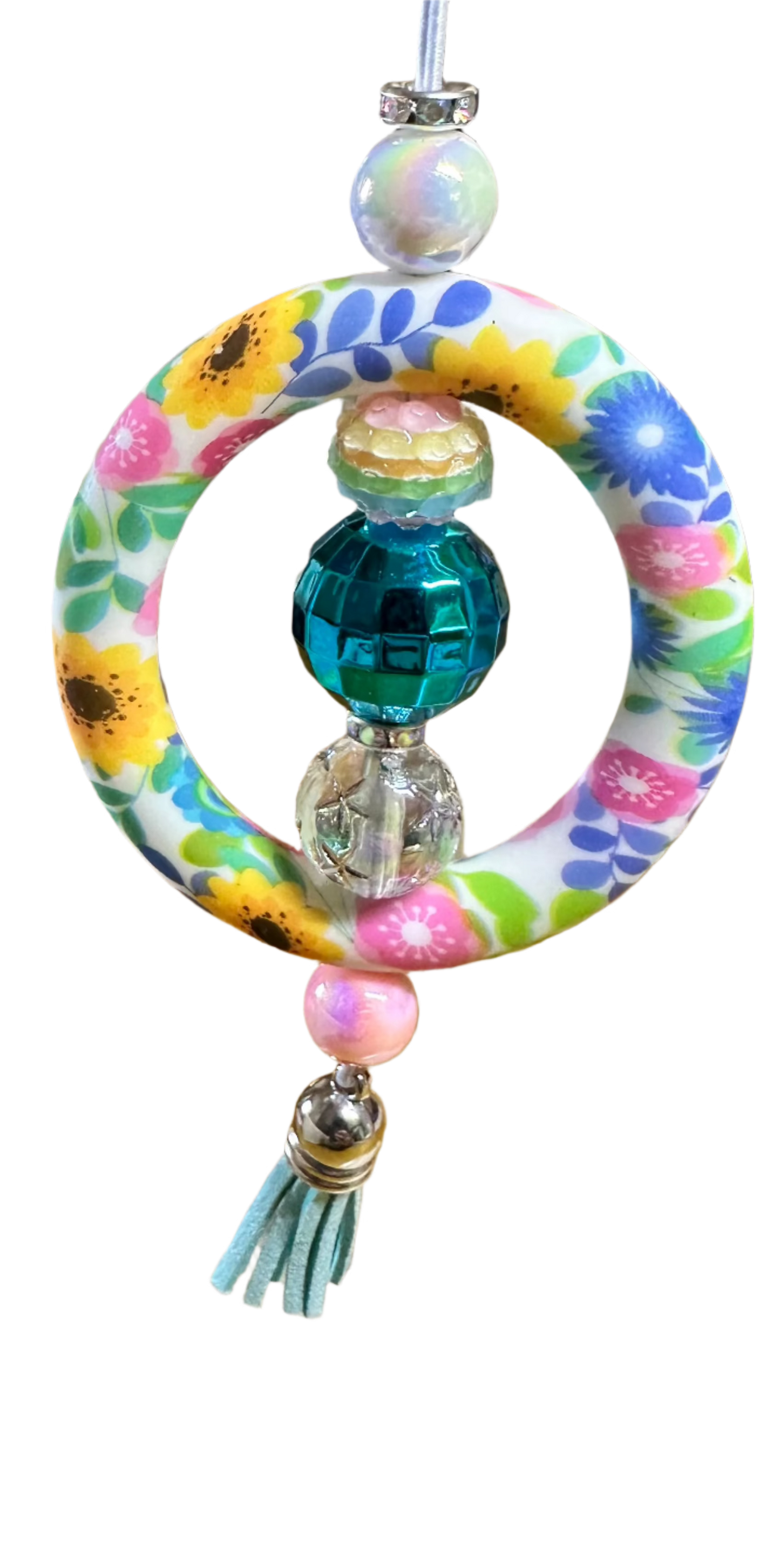 Car charm - Disco flower