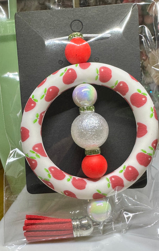 Car charm - Red apple