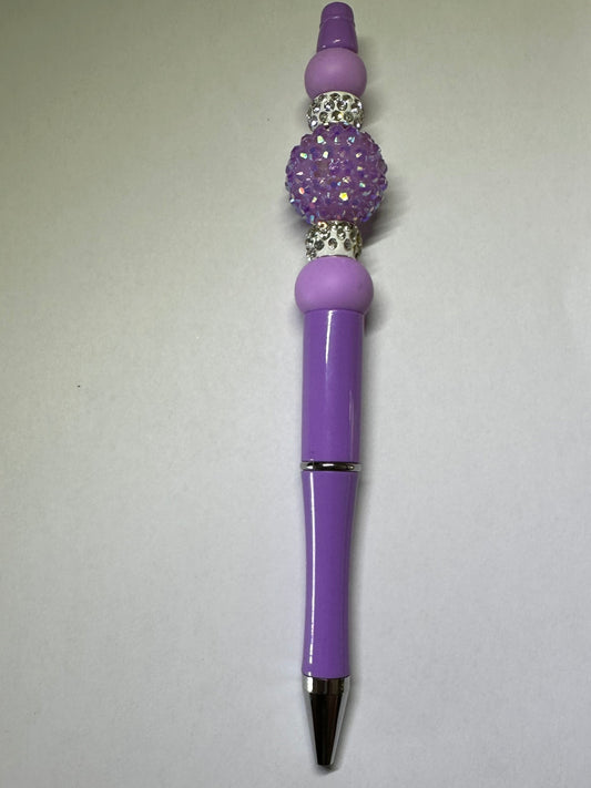 Purple sparkle pen